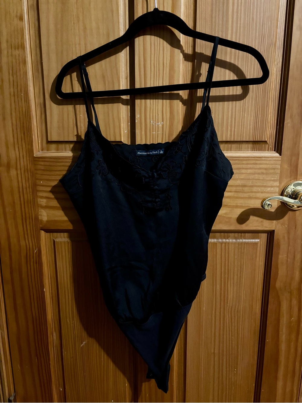 Abercrombie Black Bodysuit Tank